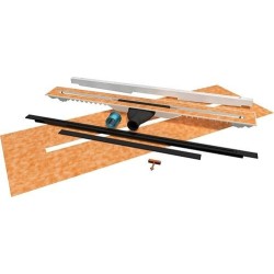 Carrodrain Caniveau XL Black 100-160CM 100211