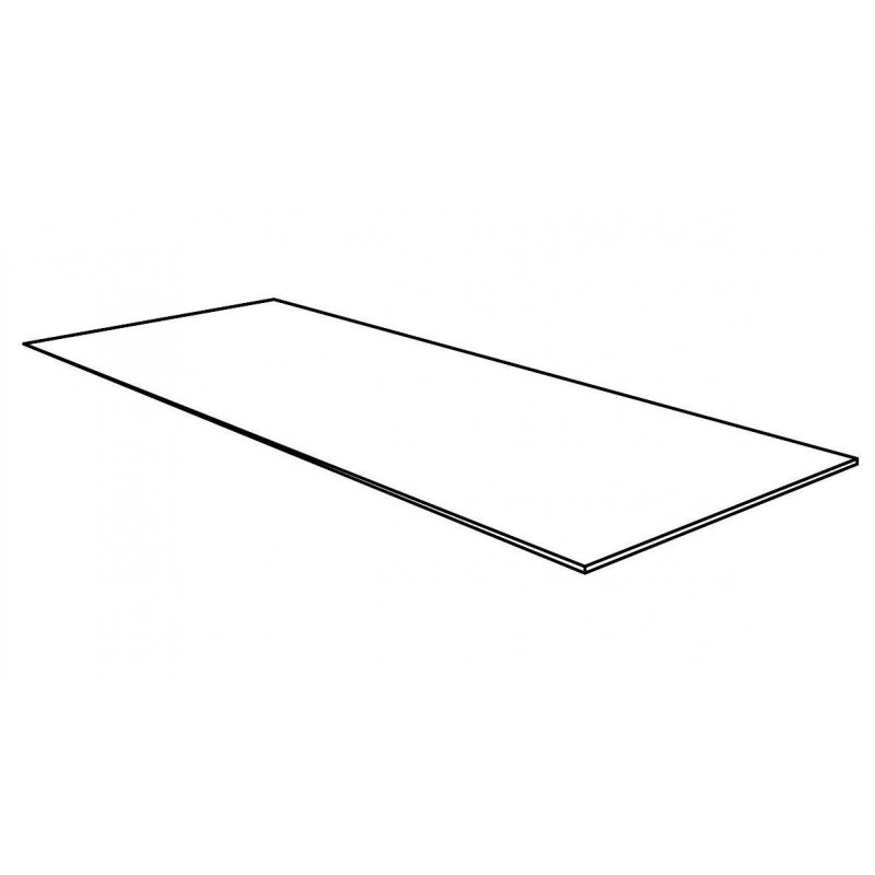 Tablette pour lavabo à poser combo/molto 105x50cm solide blanc 157369