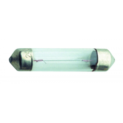 Bticino Ampoule de signalisation à incandescence longue durée S6 12V 3W - L 30mm - blan 11012B