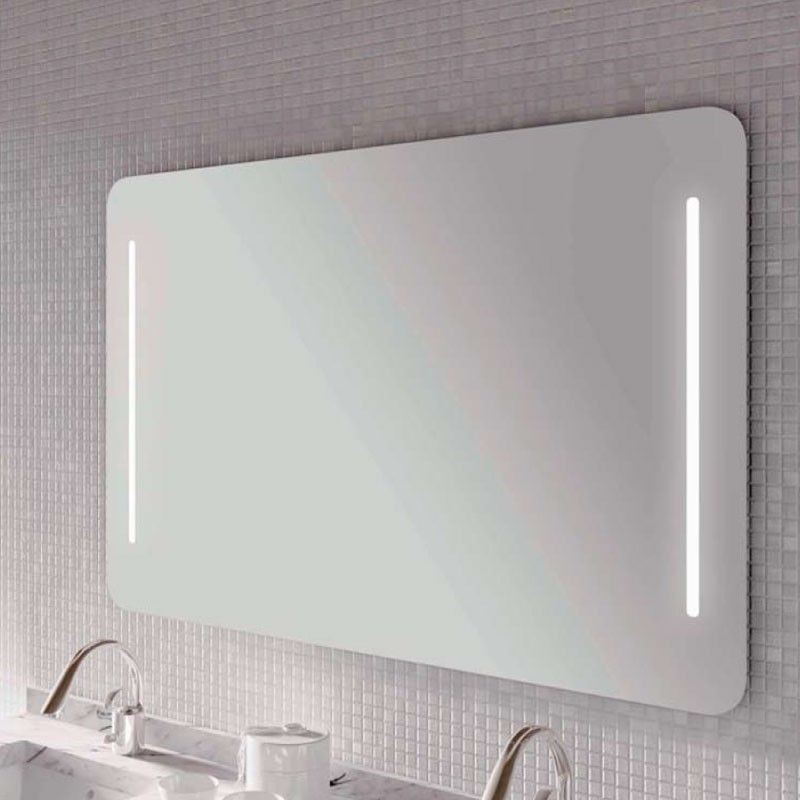 Dexxo Meuble miroir Zen double éclairage LED de 100 cm dimensions 1000 x 800