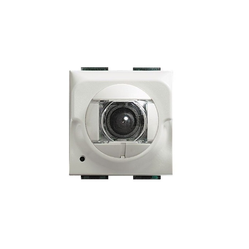 Bticino camera couleurs serie light - 2 modules - pour systeme 2 fils 391658
