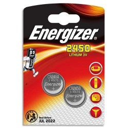 Energizer 2 x piles 3v lithium cr2450 CR24502