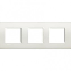 Bticino livinglight - plaque rectangulaire 3x2 modules 71mm blanc LNA4802M3BI