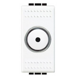 Bticino livinglight - variateur rotatif 60-500va resistif 1 modules blanc N4402N