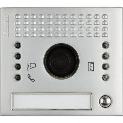 Bticino module de front sfera aluminium, micro-camera, 1 bouton poussoir 342471