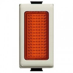 Bticino Voyant Magic - éclairable - 24 V - 3 W - orange - diffuseur plat - 1 module 5060A