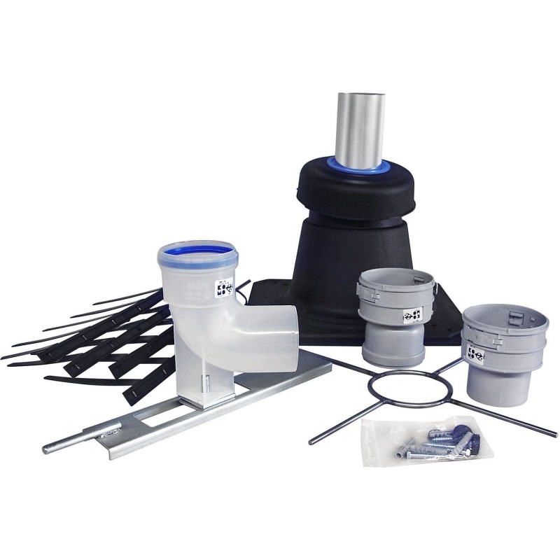 Burgerhout Kit accessoires pour flexible PP condensateur diamètre 80 mm   400100500