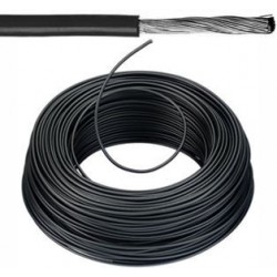 Câble souple  6mm² noir par mètre VOBST6NR100