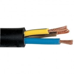 Câble vtmb noir 3g1.5 souple par mètre VTMB3G1.5ZW