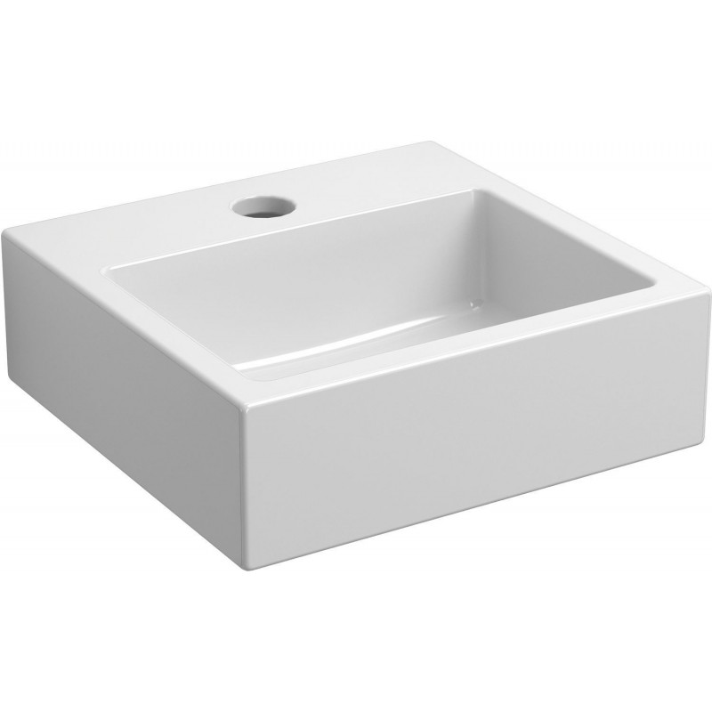 Clou lave-mains flush 1 clou 28cm + trou robinet blanc ceram CL0303010