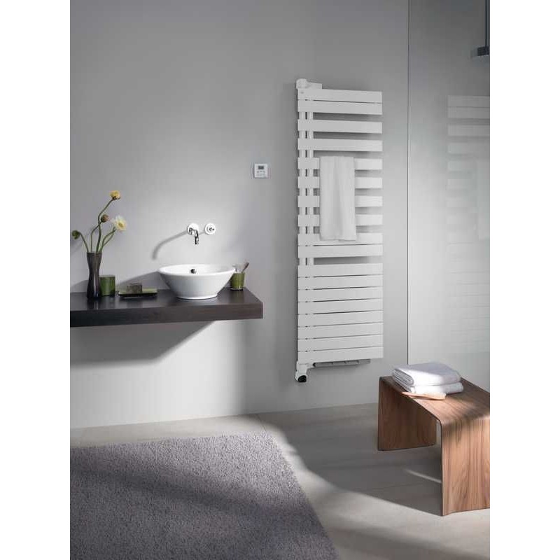 Zehnder Roda Twist Spa Air, chauffage central avec exécution laquée gauche 1278mm x 550mm ROL-140-055/IFS