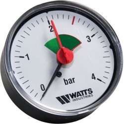 Watts manometre zone verte mhr 63/4 1/4 radial 3304104