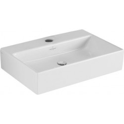 Villeroy & Boch, lavabo à poser 50cm plus 1(3) trou robinet Memento blanc . 51355001