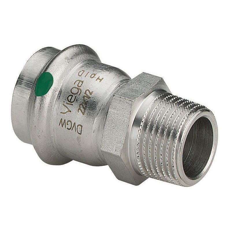 Viega raccord 1/2  male-15mm Sanpress inox   436445