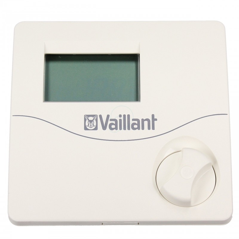 Vaillant thermostat d'ambiance modulaire numérique sans minuterie vaillant calormatic VRT50 bifilaire classe V (3%) 0020018265
