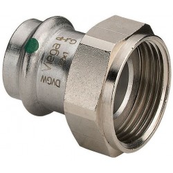 Viega demi raccord 3/4 femelle-15mm Sanpress inox   437589