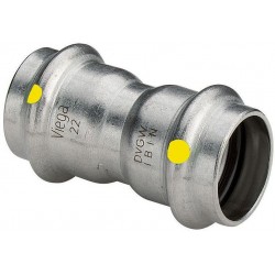 Viega manchon 22mm sanpress inox gaz   486983