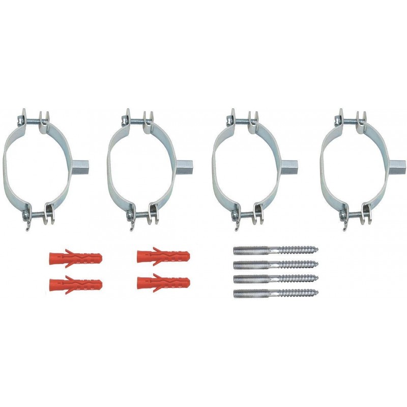 Vaillant collier ovale 4 pièces pour set conduits isolées  302364