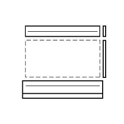 Vaillant kit d'extension de montage encastre pour panneau horizontal  0020055199