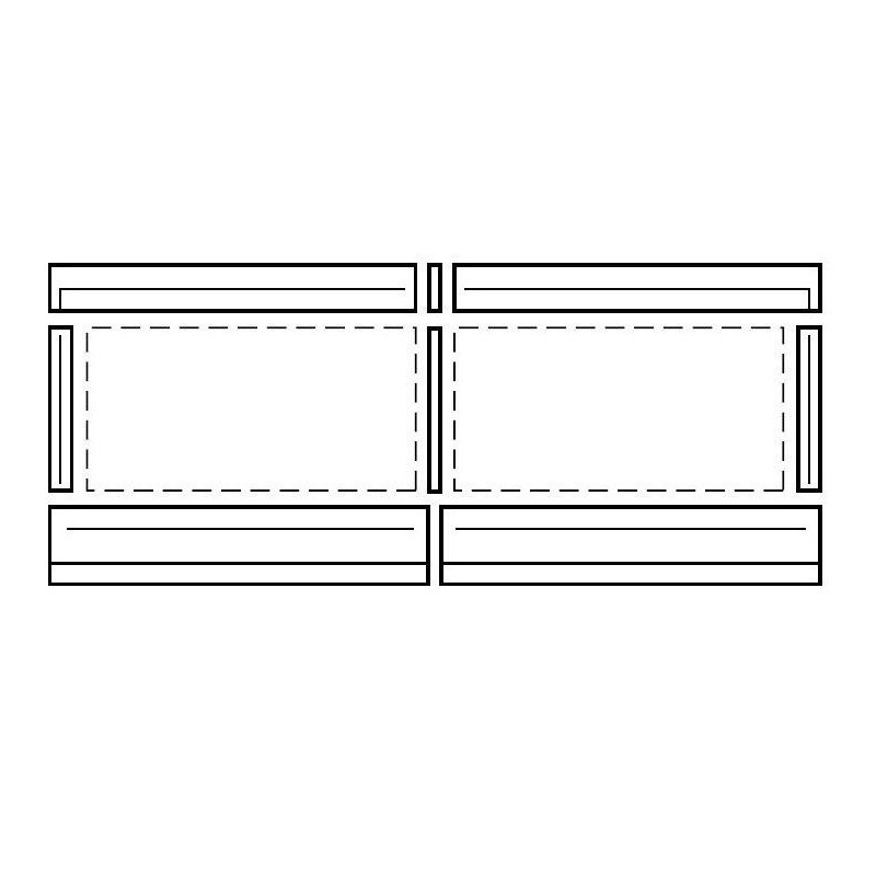 Vaillant kit d’intégration a la toiture 2 panneaux horizontal  0020055197