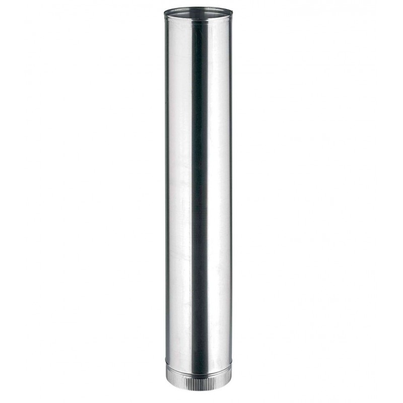 Ubbink tube aluminium de longueur 1 mètre et diamètre 180mm 371022