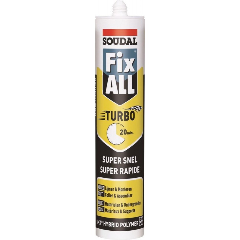 Soudal fix all turbo blanc 121923