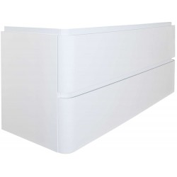 Sous meuble proiezioni 2 tiroirs catalano 120cm blanc brillant PRBS16VD101