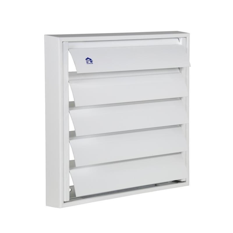 Renson Grille surpression 433 pour hotte DIY 210x210 en blanc RAL9010 34332106