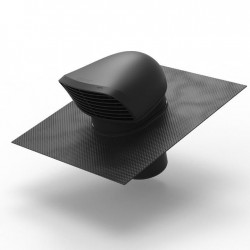 Renson Sortie toiture diamètre Ø150/16 - design noir flex 66014150
