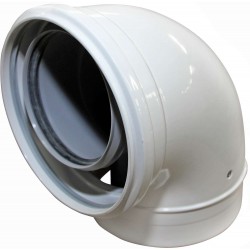 Remeha coude concentrique 90° PP 60/100  WBCUR61090