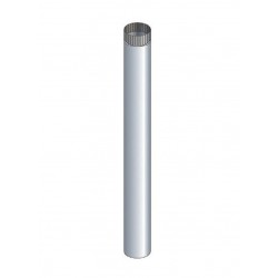 Poujoulat tuyau en aluminium de diamètre 130mm et longueur 1m 56130005