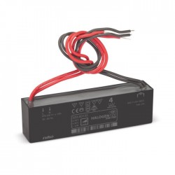 Niko Transformateur électronique plat de 70 W avec raccordements filaires du côté primaire et du côté secondaire 320-00133