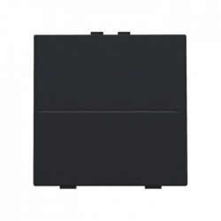 Niko Manette simple pour bouton poussoir ou RF émetteur mural, noir 161-00001