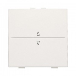 Niko Manette simple up & down pour poussoir câble-bus ou RF émetteur mural, blanc 101-00004