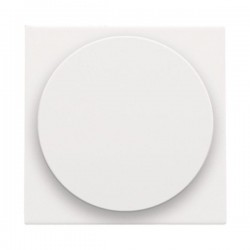 Niko Plaque centrale pour variateur à bouton rotatif universel, blanc 101-31003