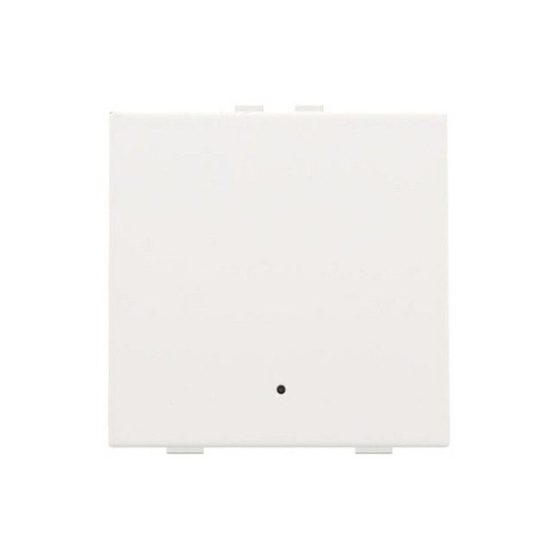 Niko Home Control manette simple avec led, acier blanc 154-52001