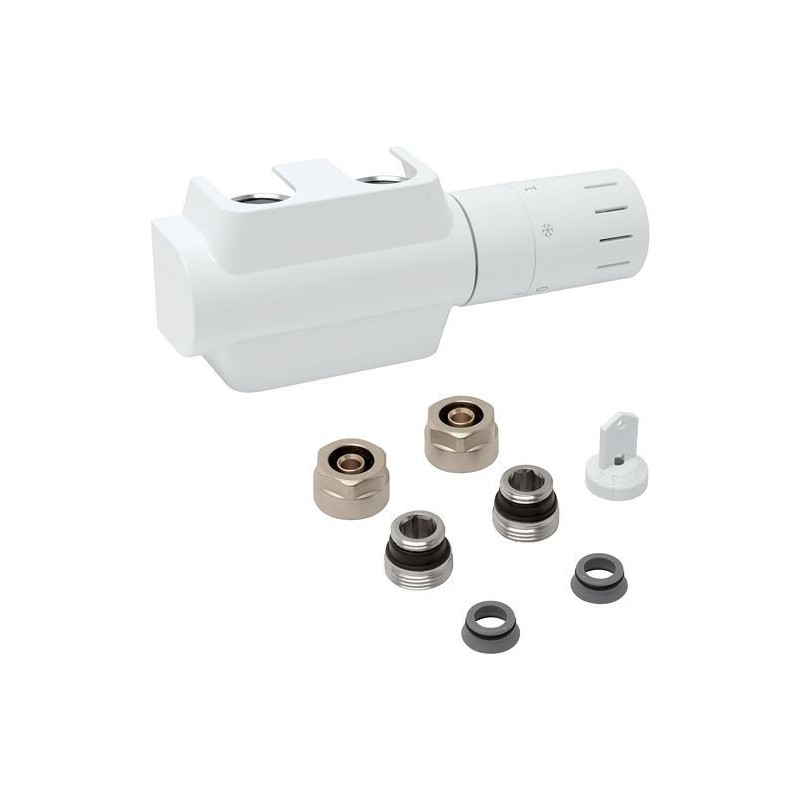 MULTI BLOC KIT POUR D-RADIATEUR BITUBE/MONOTUBE MM BLANC + RACCORDS 16MM 51210060