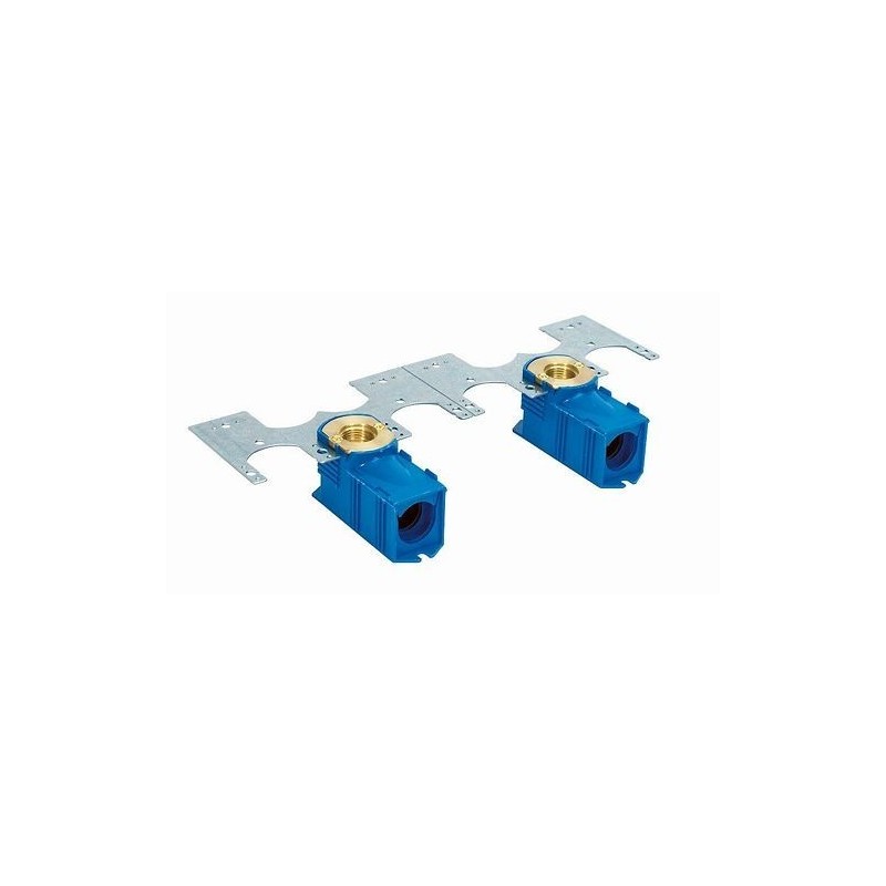 SET 2 BOITES A ENCASTRER+PLAQUE BEGETUBE 1/2'-M24 BLEU 621262052
