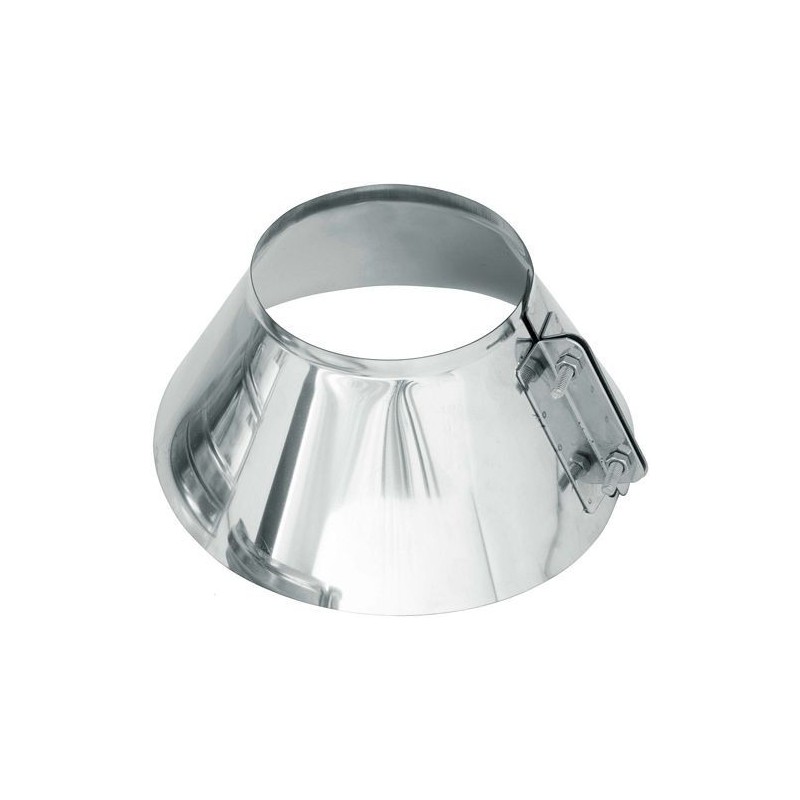 UNIFLOW COLLERETTE DE SOLIN 80/125MM INOX/PP WXPX81286