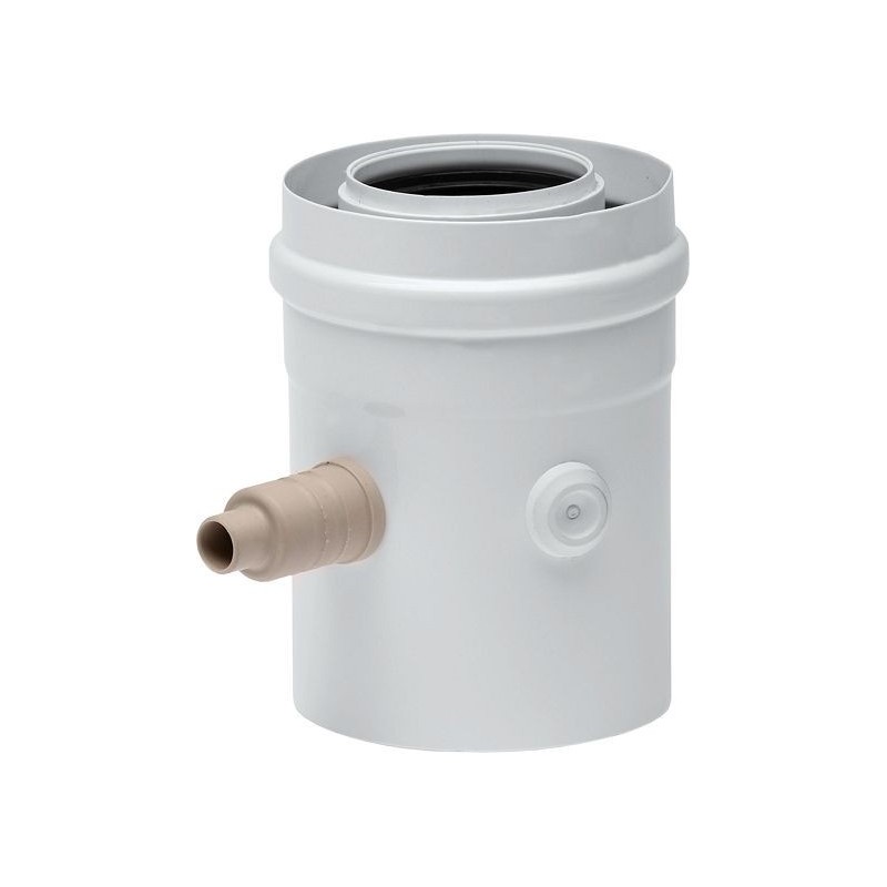 UNIFLOW CONDENSATION RALLONGE CONCENTRIQUE 60/100MM ALU/PP WBSCV610