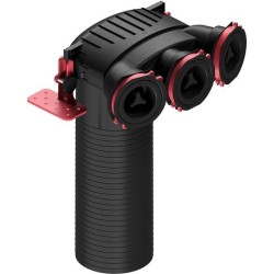 HEATPEX CONNECT BOX DE RACCORDEMENT BOUCHE 125MM+3X75MM 52337500100W