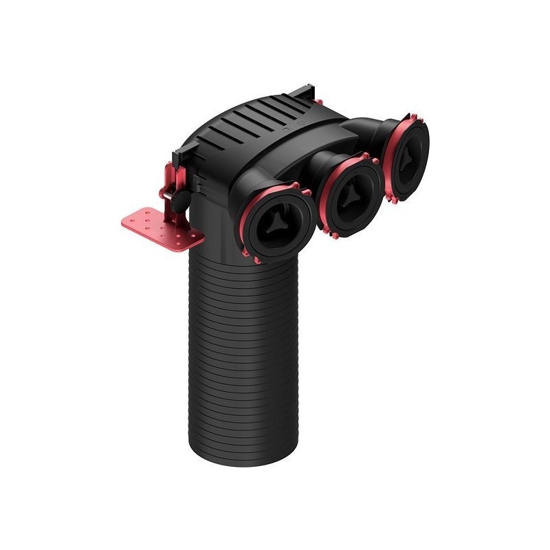 HEATPEX CONNECT BOX DE RACCORDEMENT BOUCHE 125MM+3X75MM 52337500100W