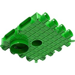 Duco CAISSON DE DISTRIBUTION CONDUITS FLEXIBLE PLAFOND 12X63 DUCOFLEX D180 00004564