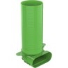 Duco DUCOFLEX ADAPTATEUR COUDE POUR BOUCHE D'EXTRACTION LONGUE OVAL D125 00004681