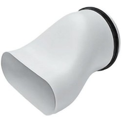 Duco RACCORD HORIZONTALE D125 OVAL 00004638