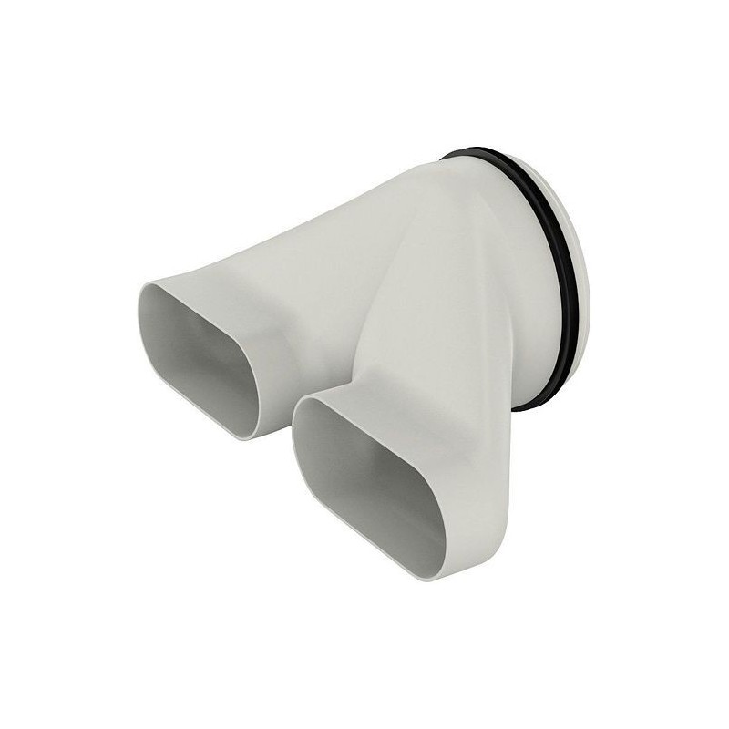Duco RACCORD HORIZONTALE 2XOVAL DUCOFLEX D160 00004700