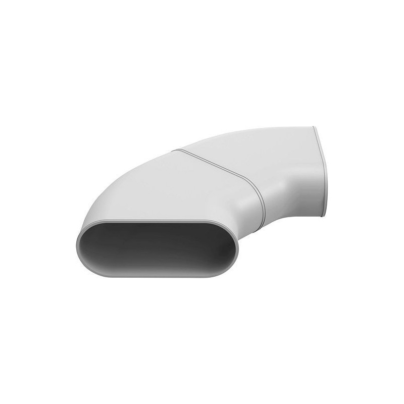 Duco COUDE HORIZONTALE 90°/45°OVAL DUCO 00004609