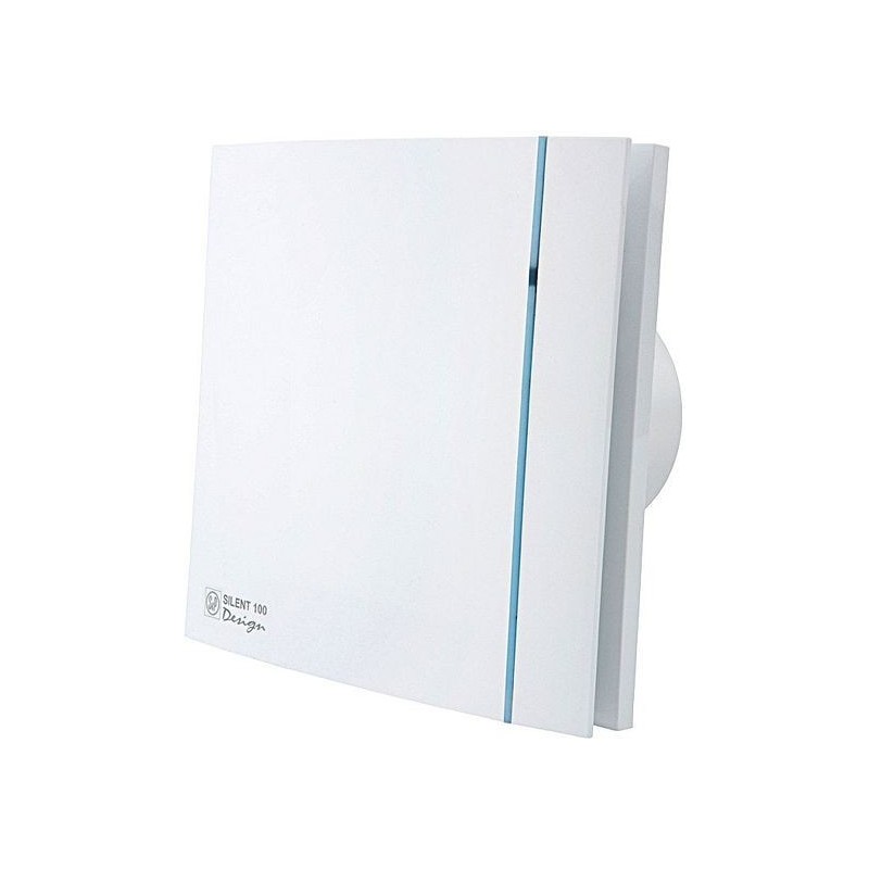 SOLER & PALAU VENTILATEUR POUR SALLE DE BAINS plus HYGROSTAT SILENT-100 CHZ DESIGN 5210603300