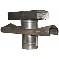 CHEMINEE D'AERATION ALU+SOLIN POUR VENTILATION 200MM BCLC992200