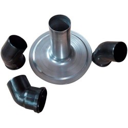 PASSAGE DE TOIT PLAT 125MM POUR TUYAU SOLAIRE 420460712